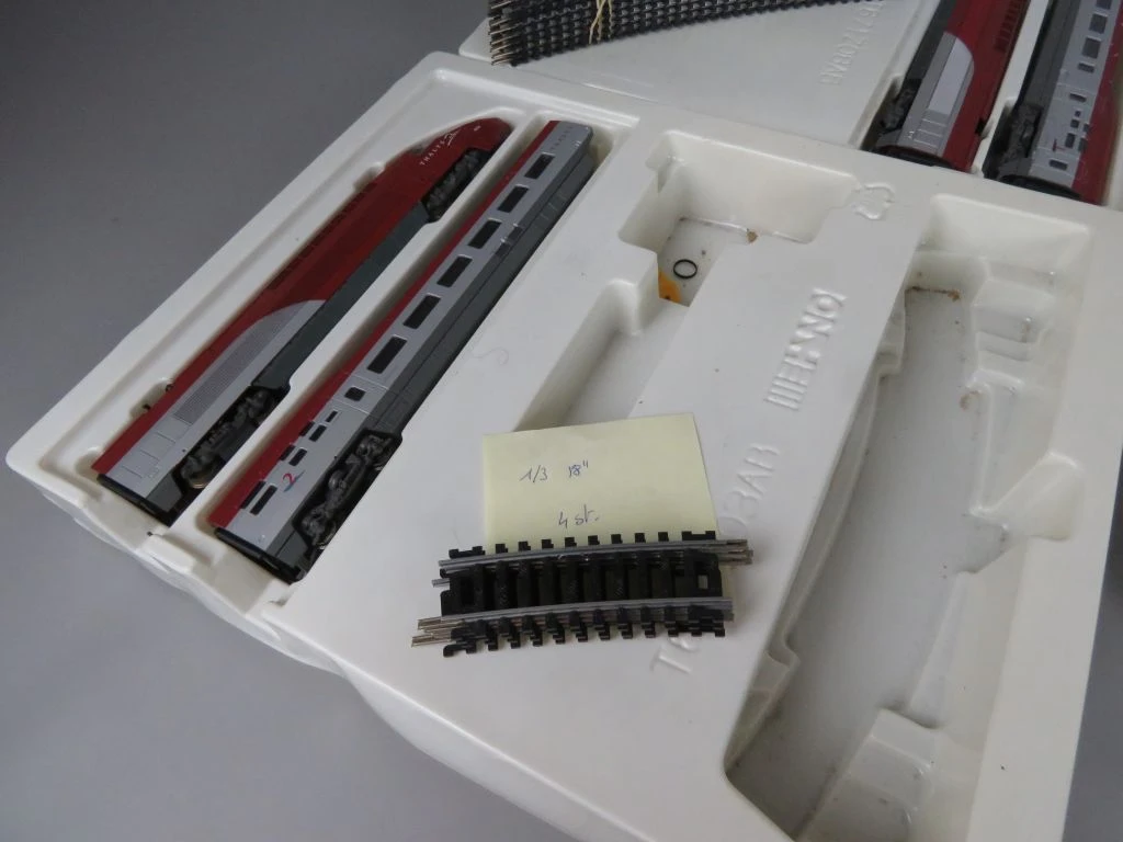 Mehana Thalys Modelspoor Startset met Uitbreidingsrails + extra Thalys trein - foto 5