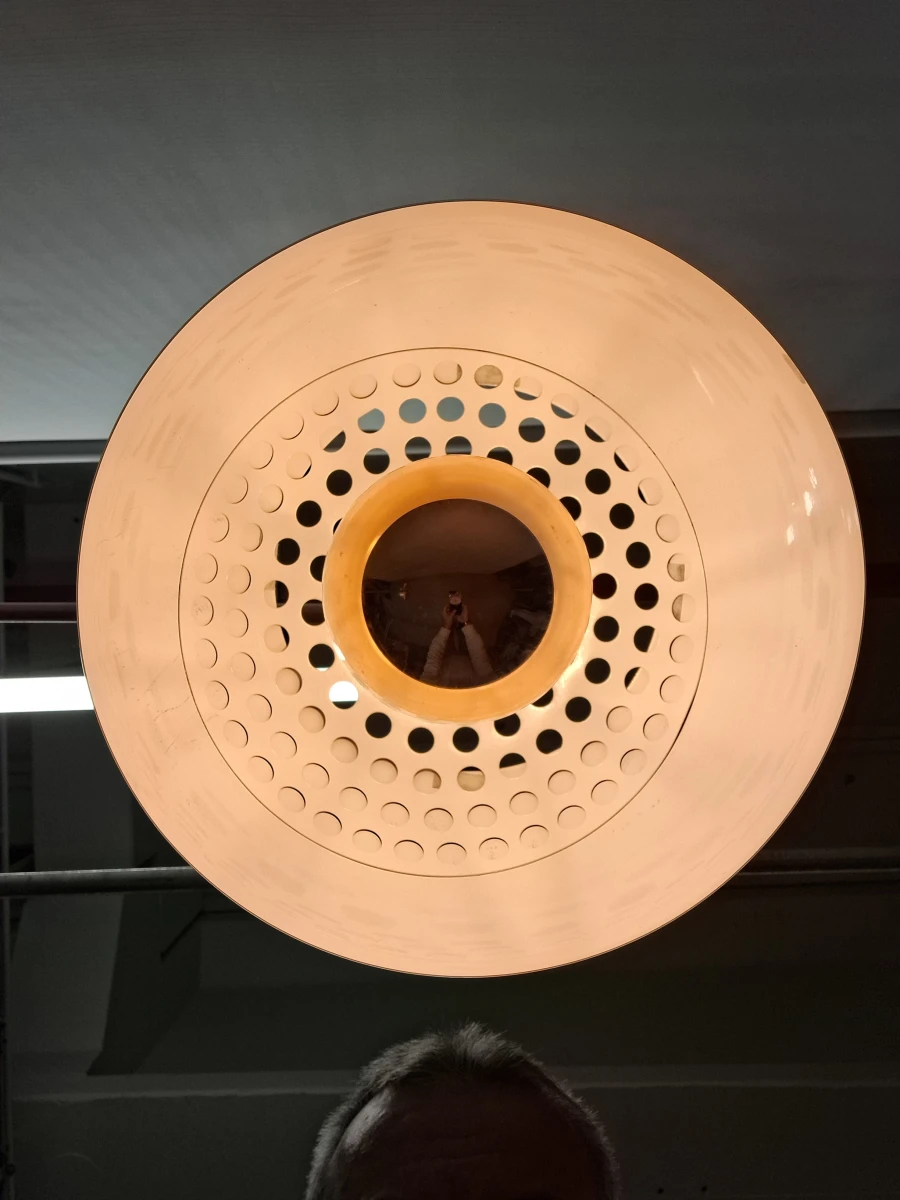 koperkleurige booglamp - moderne interpretatie van een sixties designklassieker - foto 9