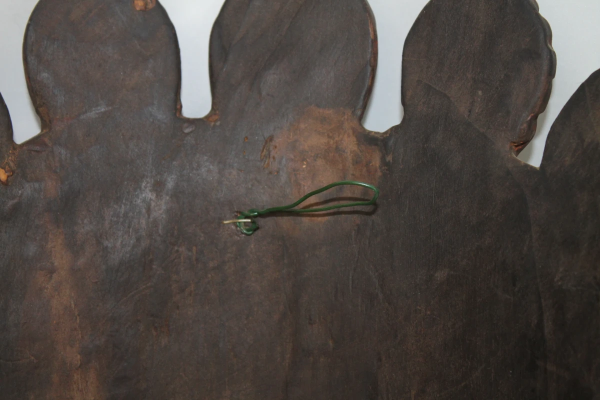 Handgesneden Tibetaans-Boeddhistisch masker - foto 6