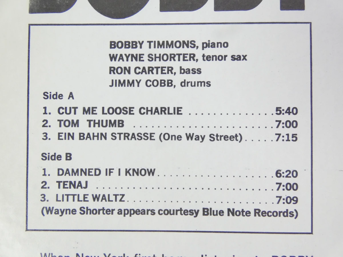 The Soul Man! - Bobby Timmons vinylplaat - foto 5