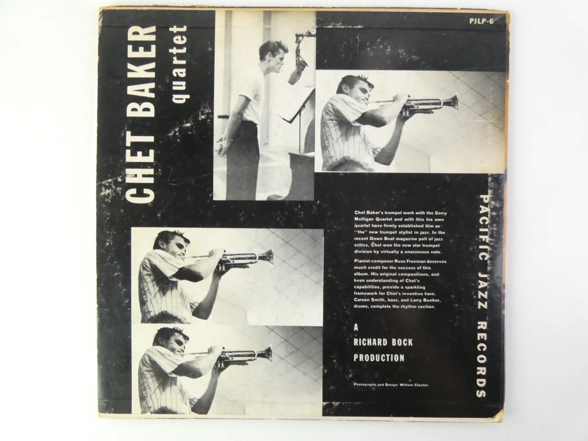 Vinylplaat Chet Baker Quartet - Pacific Jazz Records - foto 4