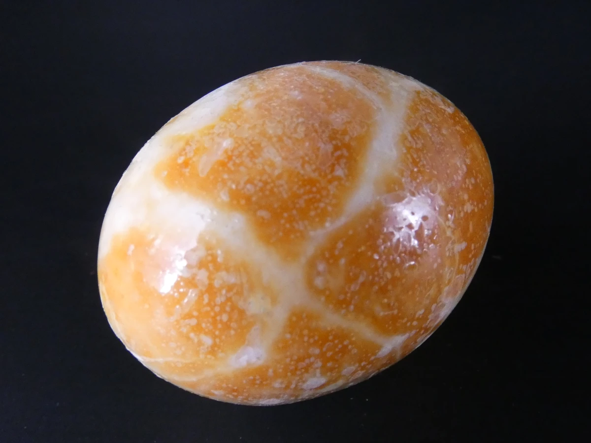 Set van 18 decoratieve stenen eieren van verschillende mineralen - foto 6