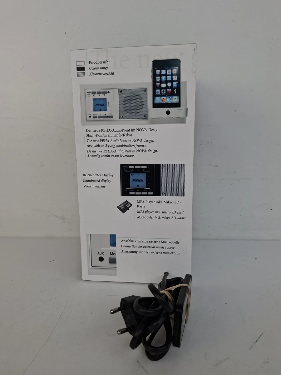 📻 PEHA AudioPoint Inbouw RDS-Radio & MP3-Speler – By Honeywell (Inclusief Infrarood Afstandsbediening) - foto 4