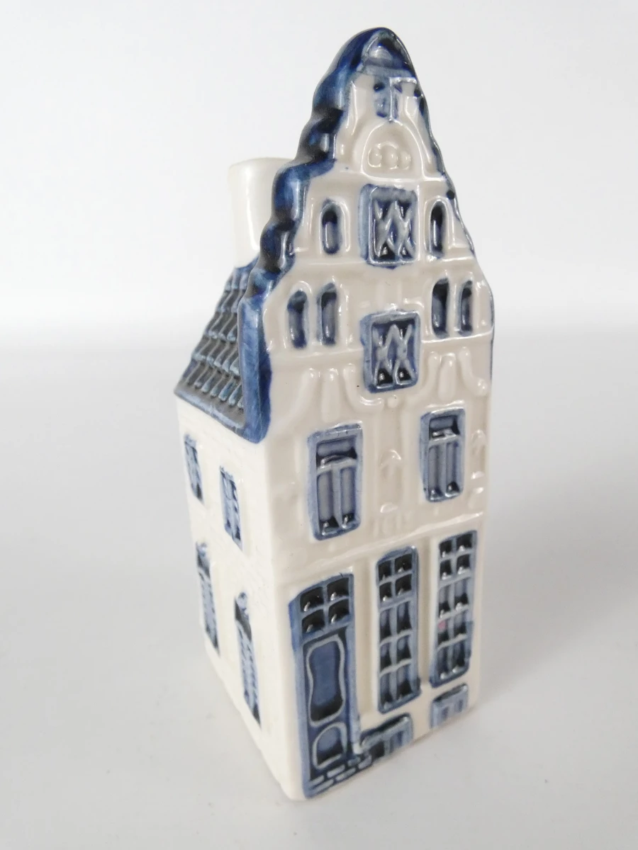 8 Delfts Blauwe KLM keramische huisjes - foto 5
