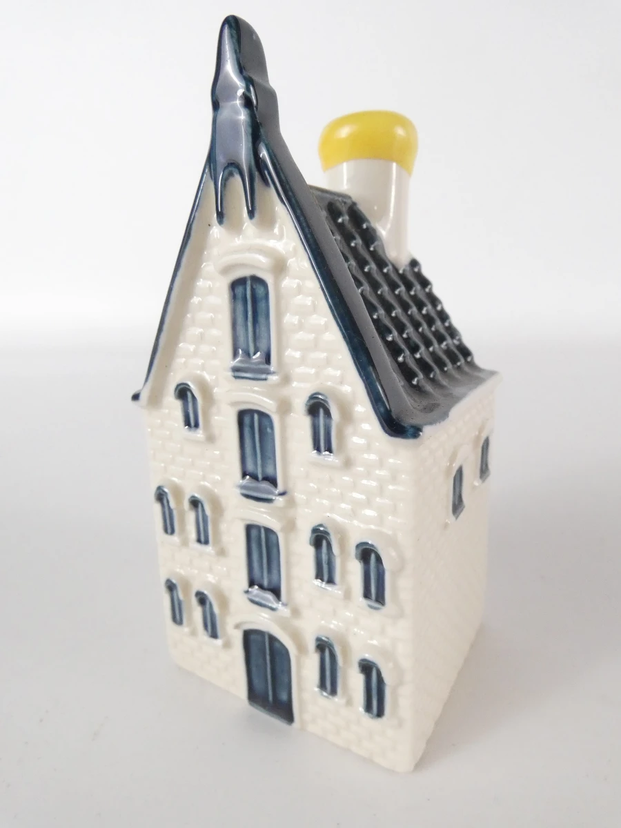 8 Delfts Blauwe KLM keramische huisjes - foto 7