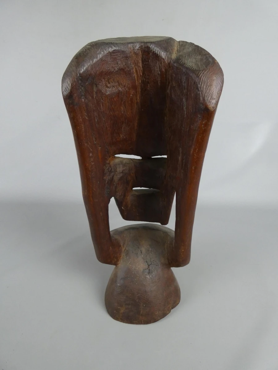 Houten tribaal masker - foto 3
