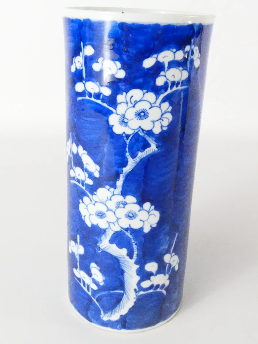 Blauw-witte keramische vazen met bloemmotief - foto 7