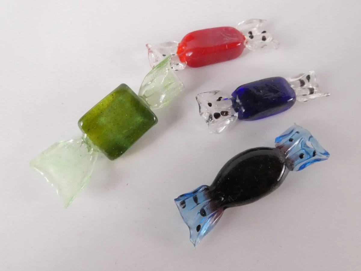 Glazen snoepjes (52 stuks), Murano Stijl - foto 7