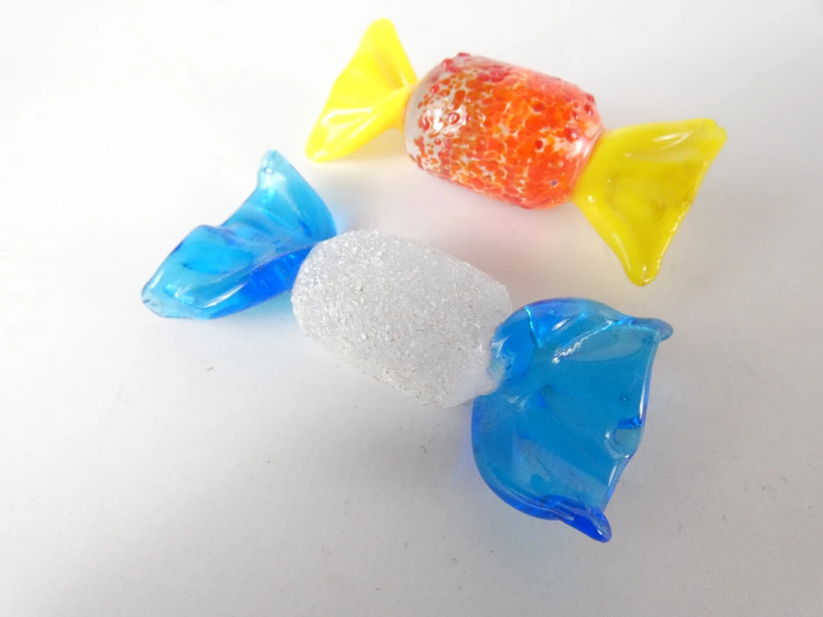 Glazen snoepjes (52 stuks), Murano Stijl - foto 12