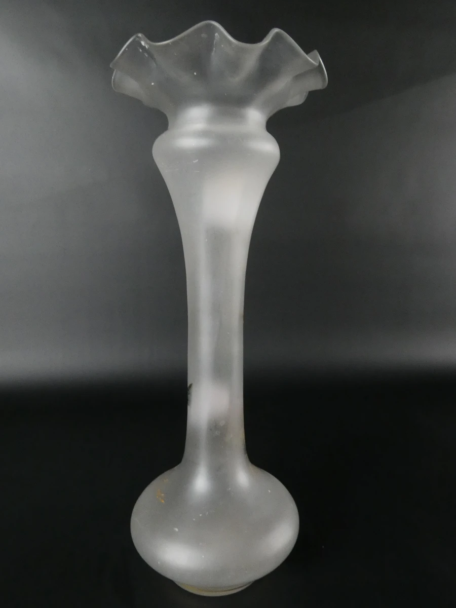2 Vintage glazen vazen - Art Nouveau-stijl - foto 11