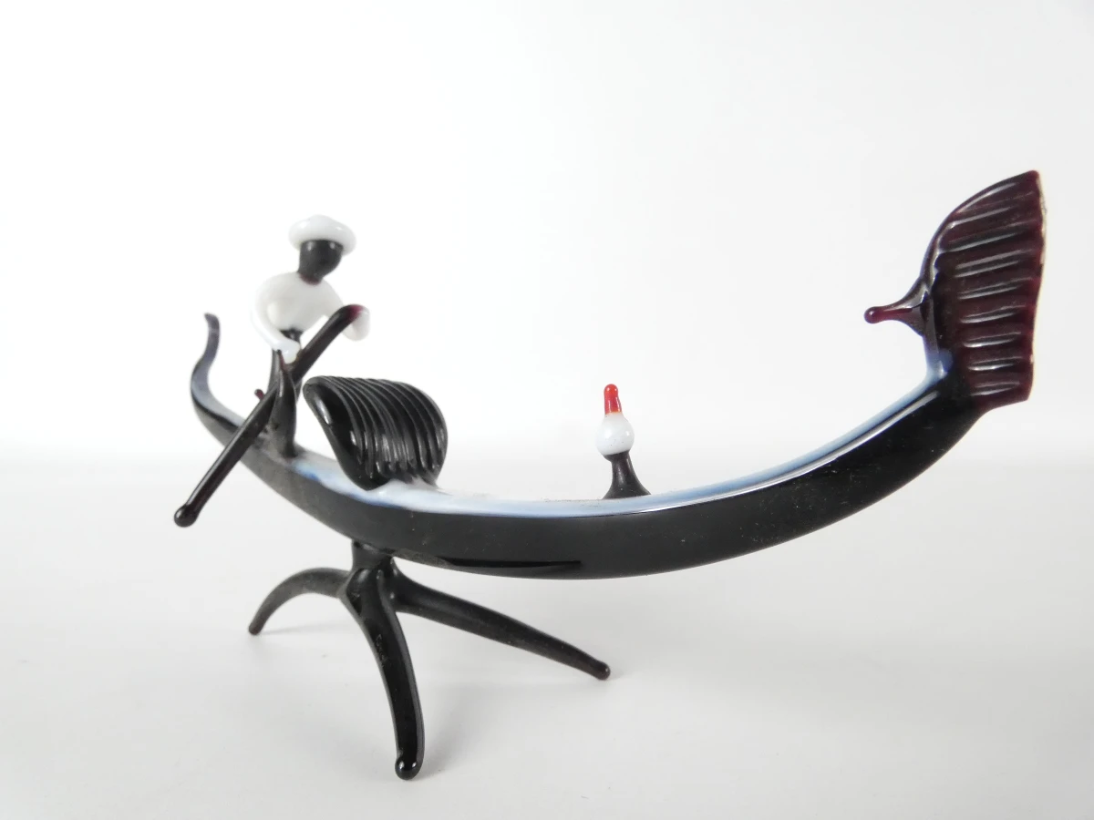 Set van diverse glazen dierfiguren - foto 2