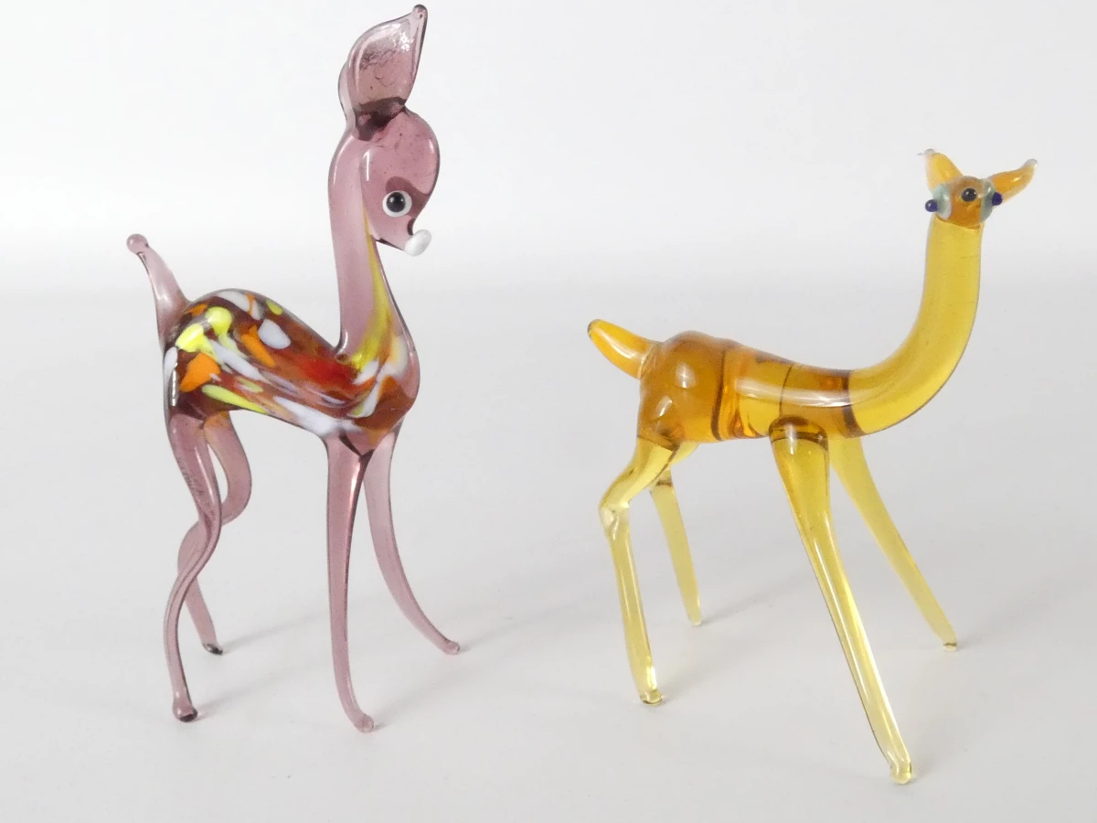 Set van diverse glazen dierfiguren - foto 10