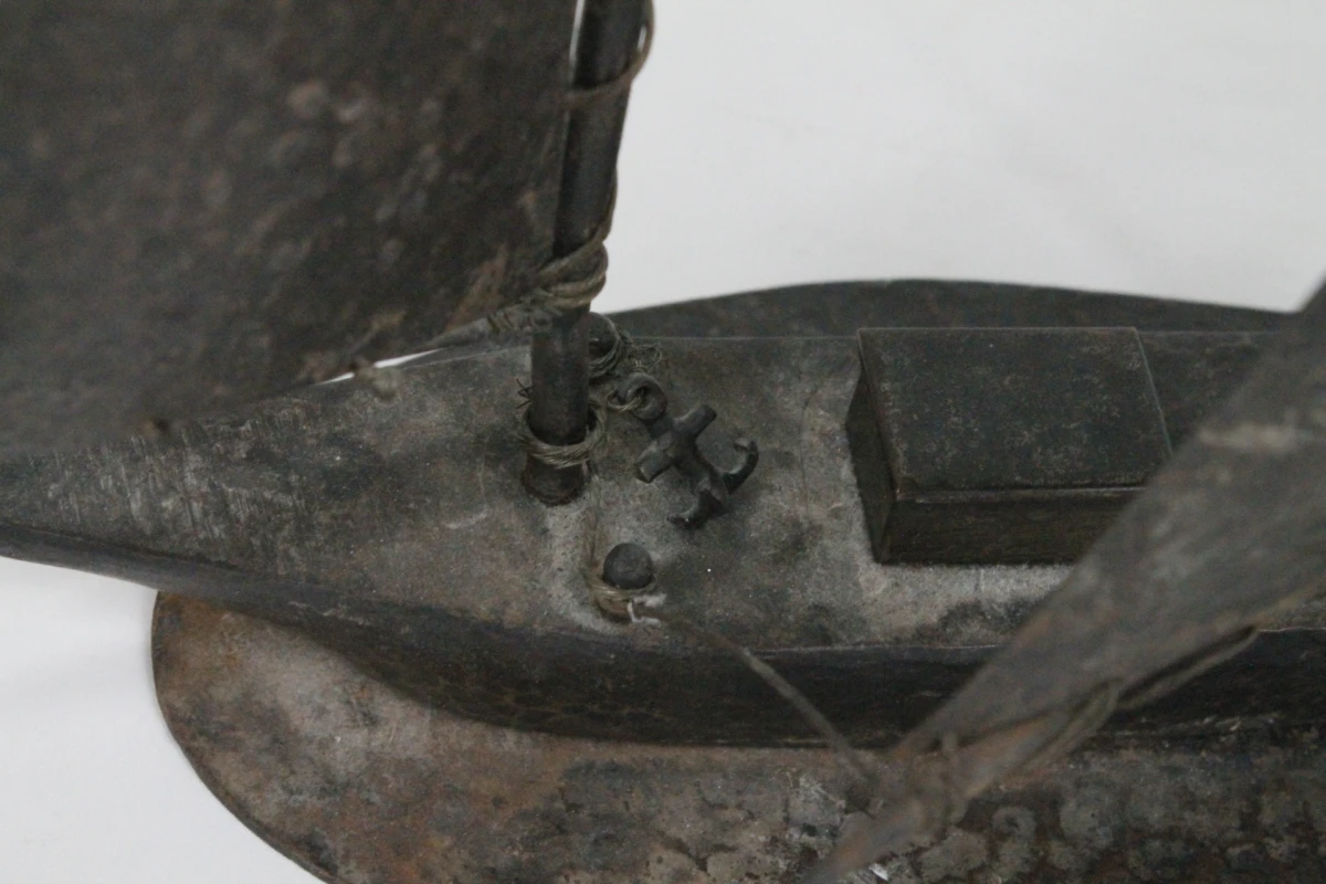 Decoratief metalen zeilschip - foto 4