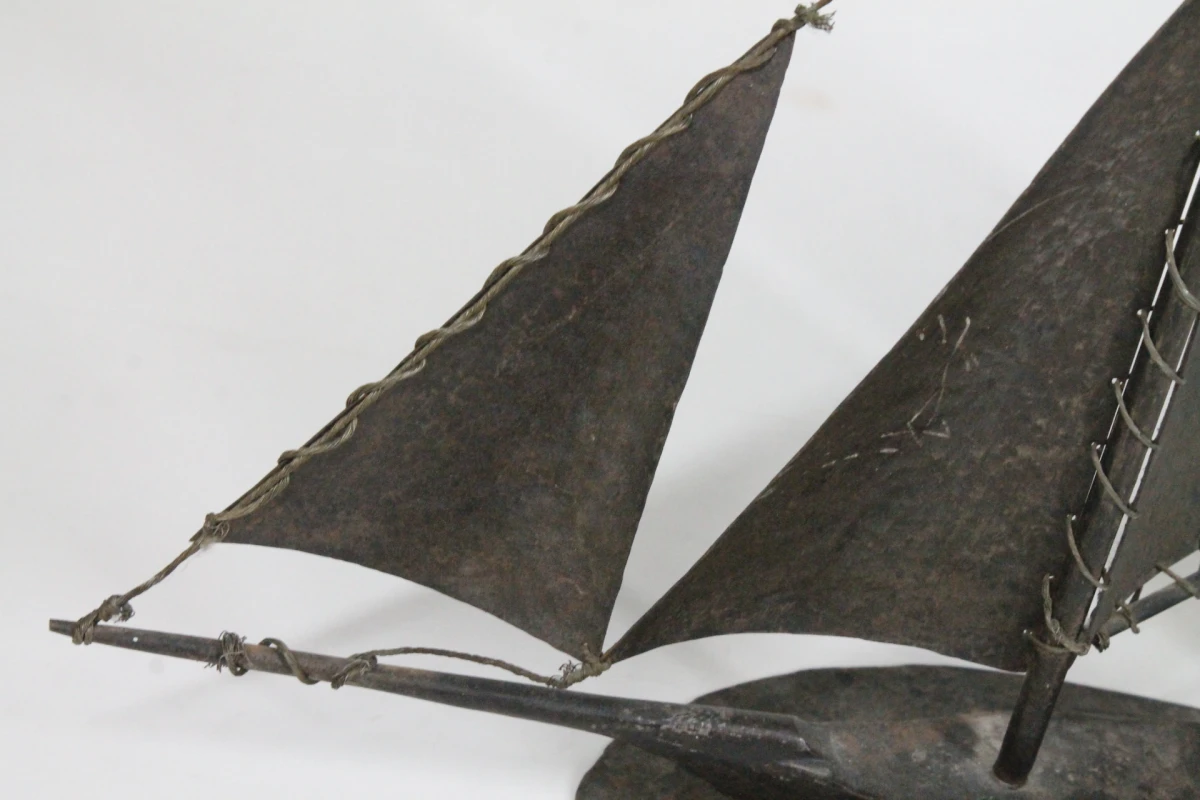 Decoratief metalen zeilschip - foto 2