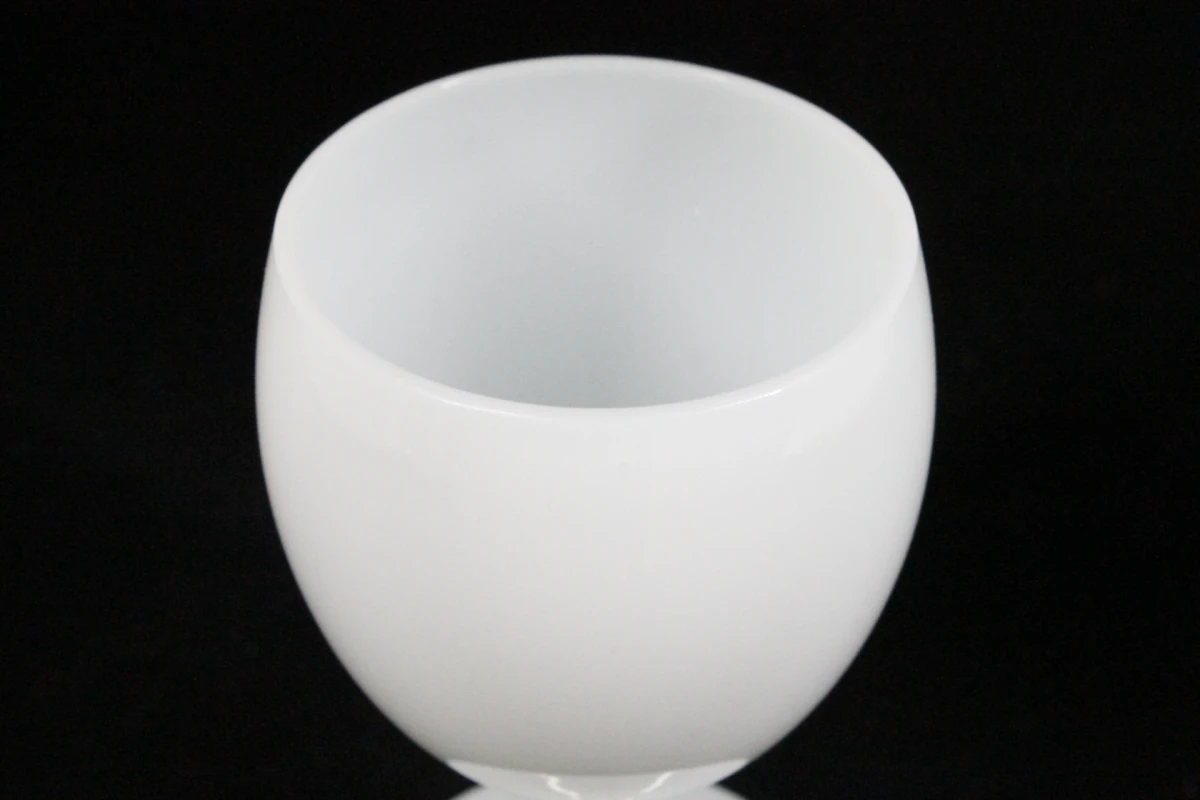 6 Vintage witte opaline wijnglazen - foto 5