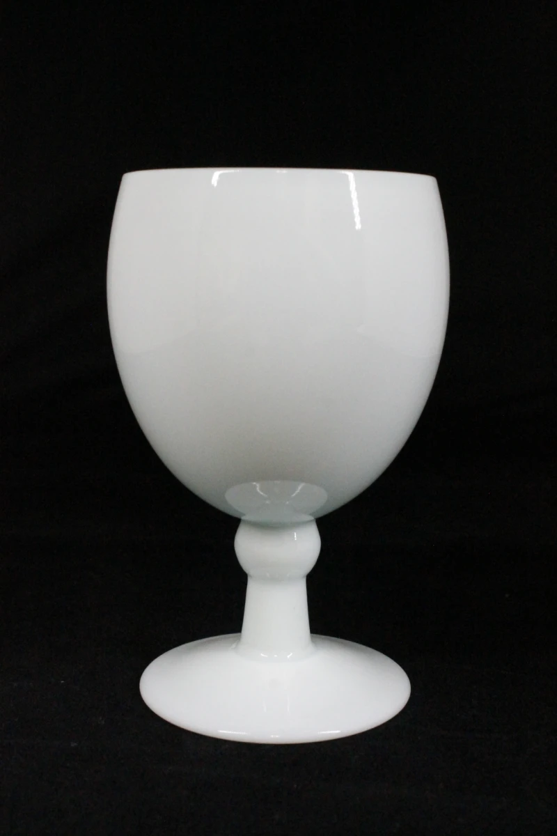 6 Vintage witte opaline wijnglazen - foto 3