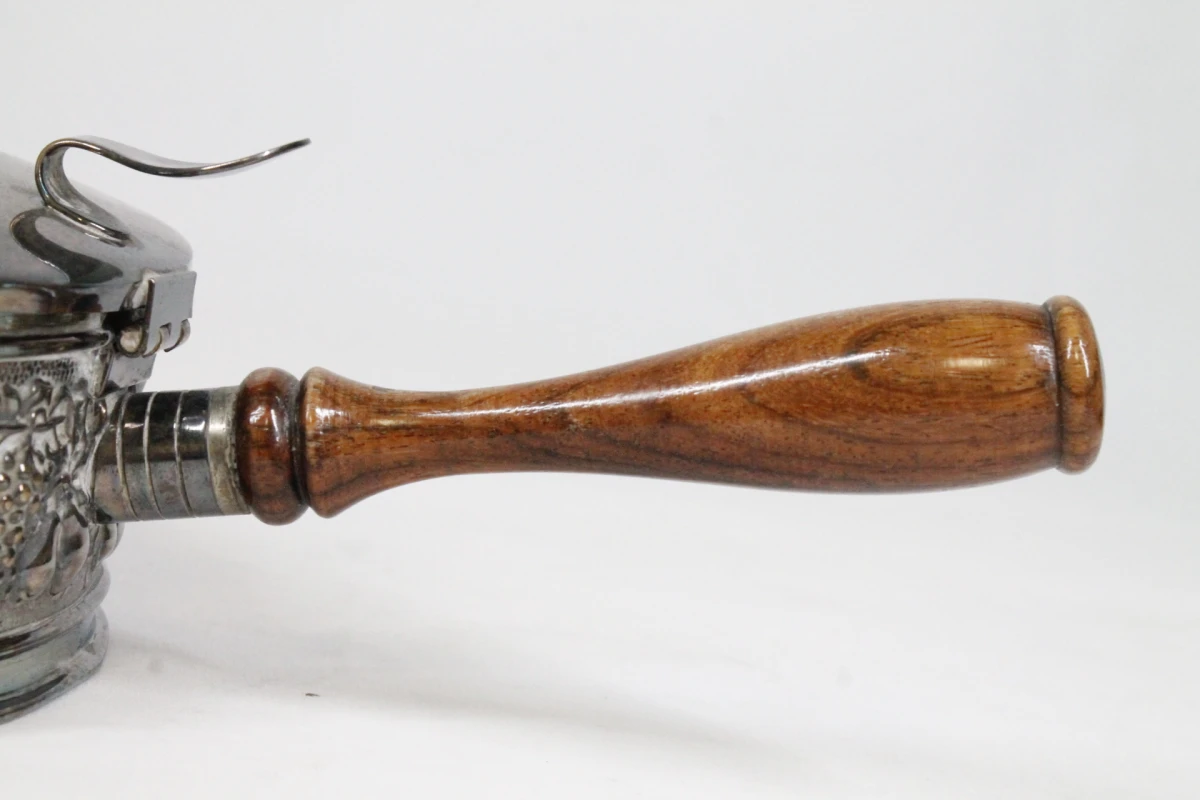Verzilverde Vintage Silent Butler (Kruimelvanger) - foto 5