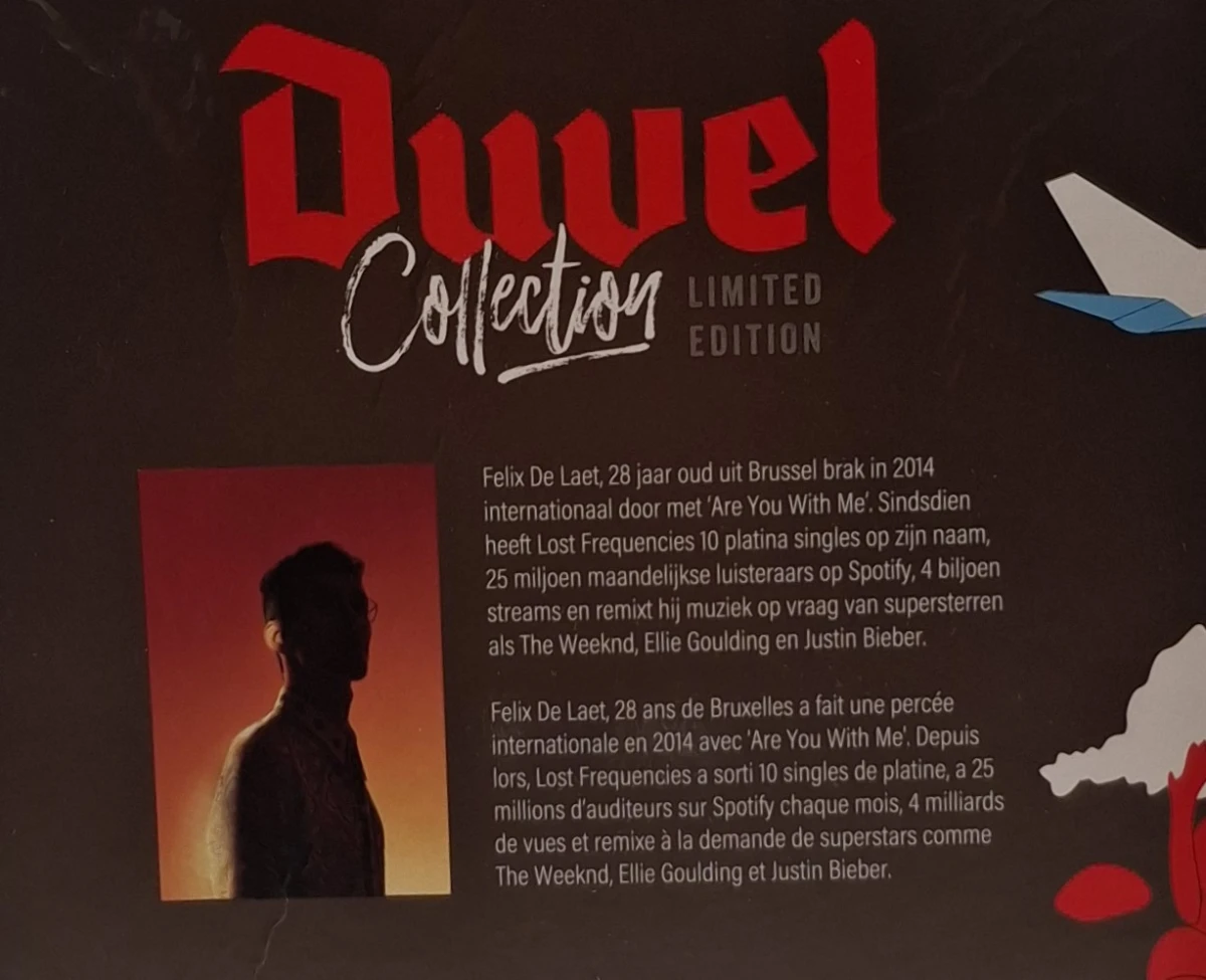 Duvel Collection Limited Edition bierglas Lost Frequencies - foto 3