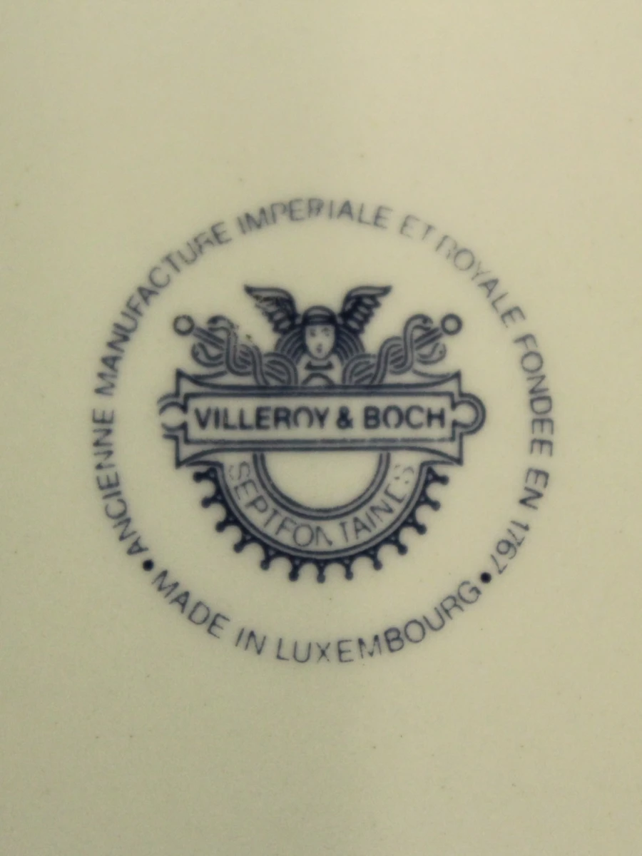 Villeroy & Boch Rooster design set van 8 vintage fondueborden - foto 7