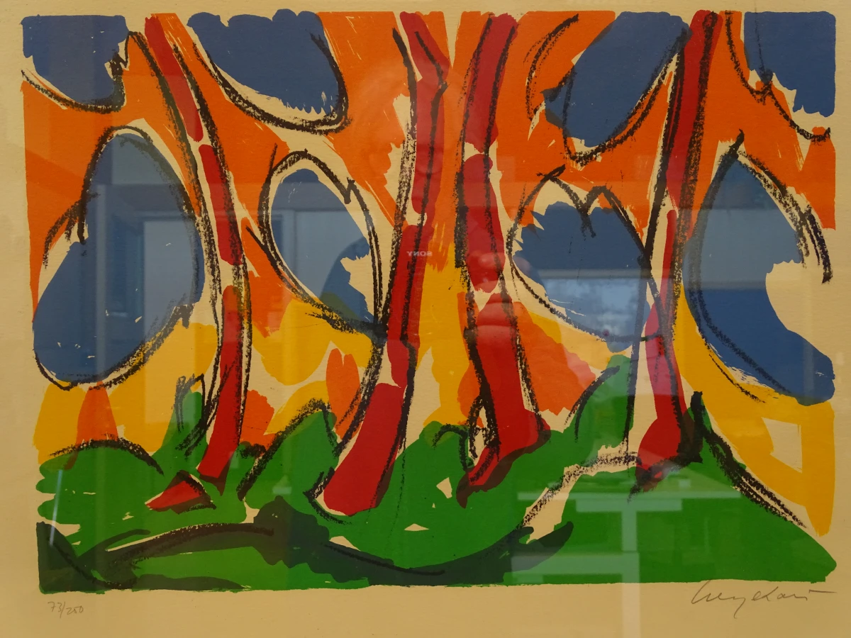 Gesigneerde litho van Maurice Wyckaert - foto 2