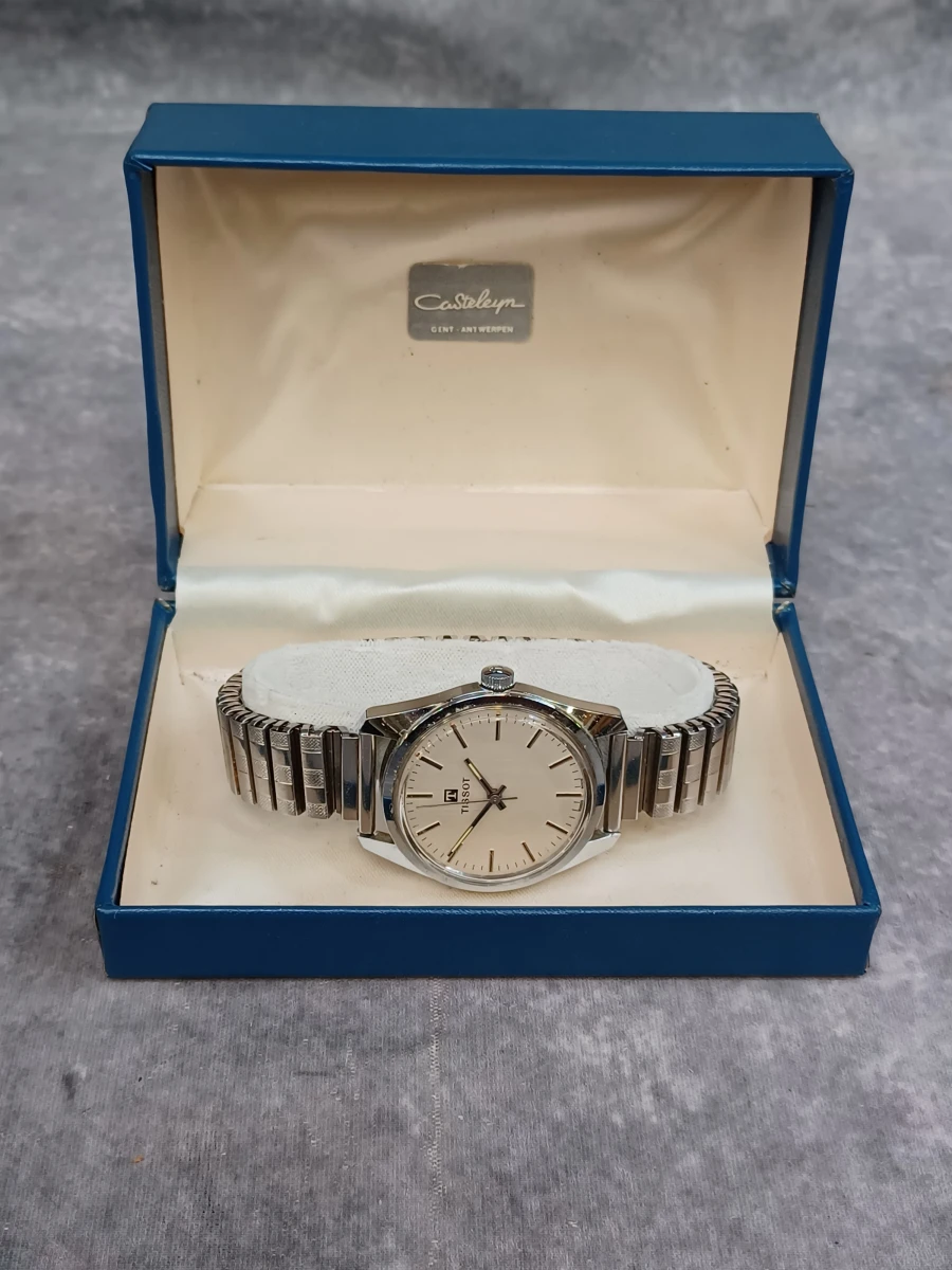 Vintage Tissot herenhorloge - Werkende handopwinder – kavel bij De Kringwinkel, Gent