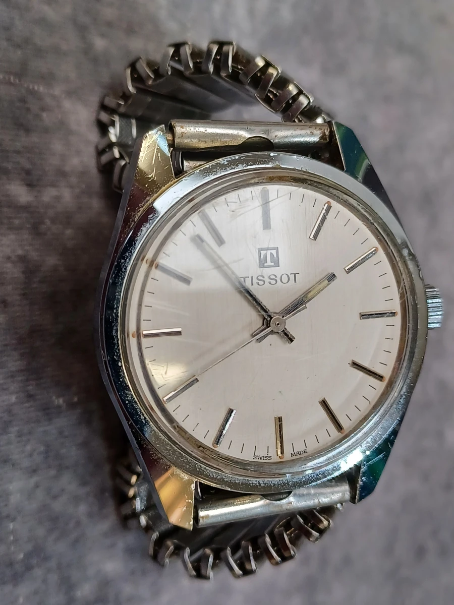 Vintage Tissot herenhorloge - Werkende handopwinder - foto 5