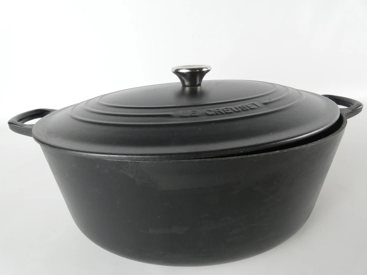 Le Creuset gietijzeren braadpan zwart 35 cm - foto 2