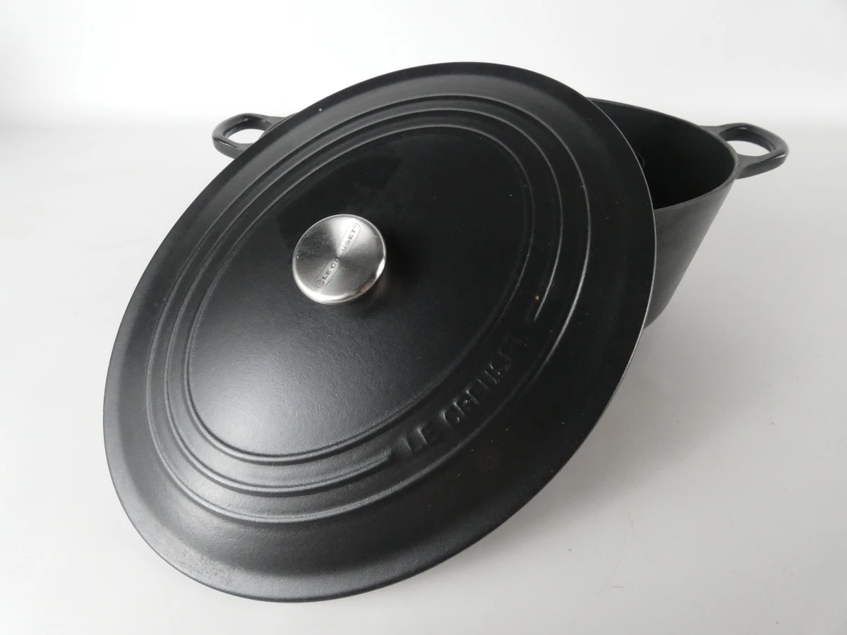 Le Creuset gietijzeren braadpan zwart 35 cm - foto 3
