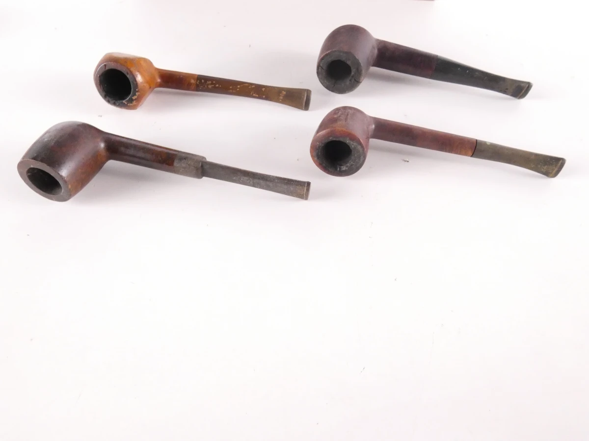 Set vintage pijpen met houten pijpenrekken - foto 28