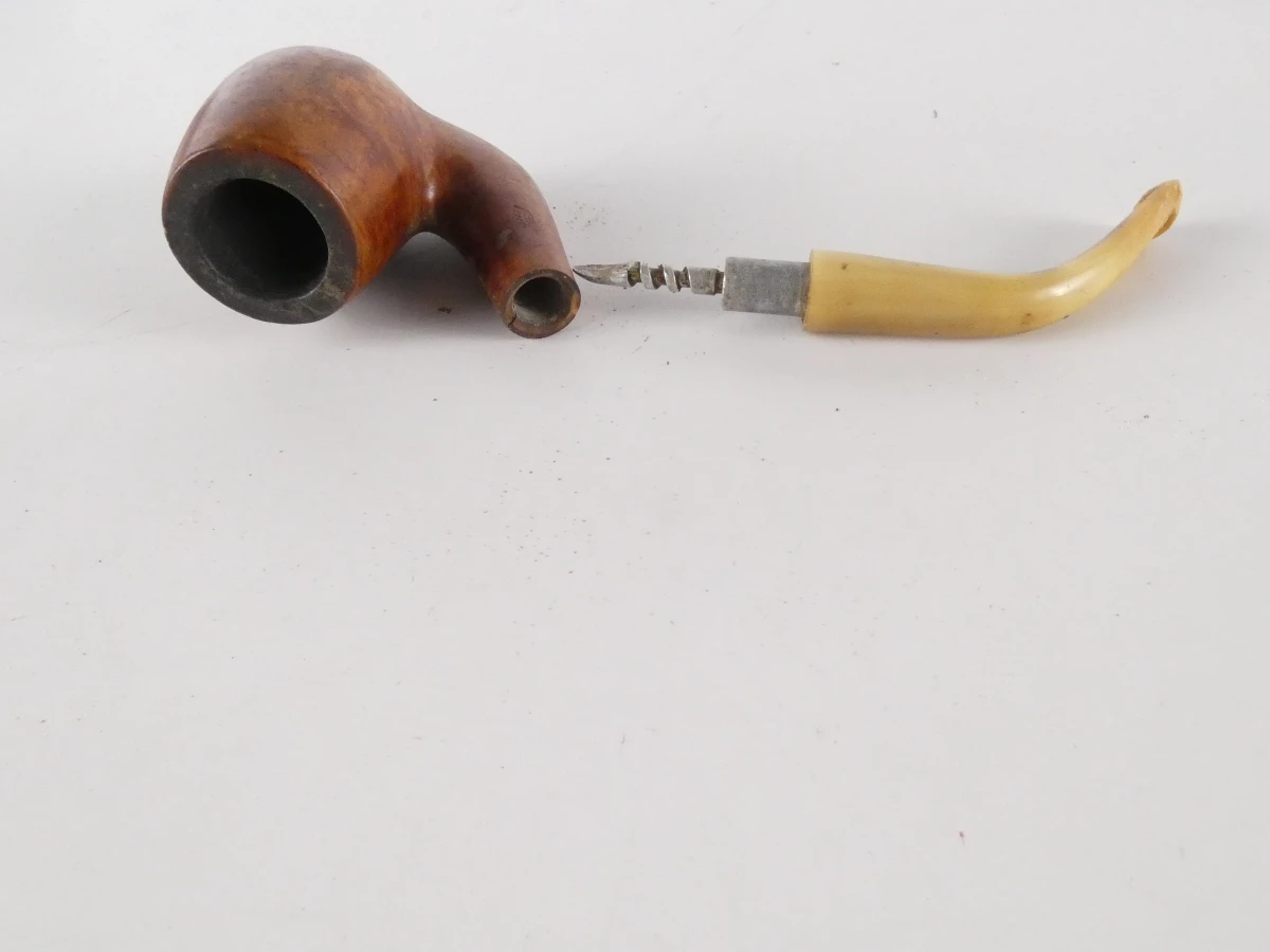 Set vintage pijpen met houten pijpenrekken - foto 43