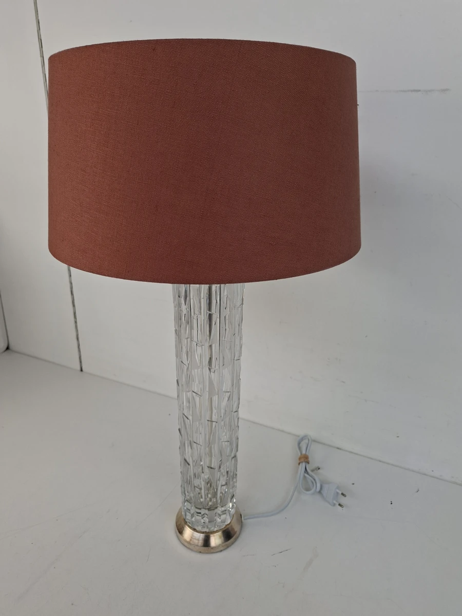 💡 Exclusieve Vintage Bohemia Kristallen Tafellamp – Made in Czechoslovakia – Artistiek Unica - foto 3