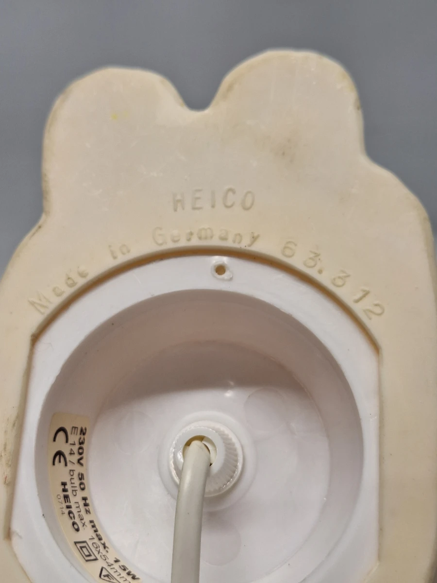 Vintage HEICO konijnenlamp - Duits design, model 63.312 - foto 10