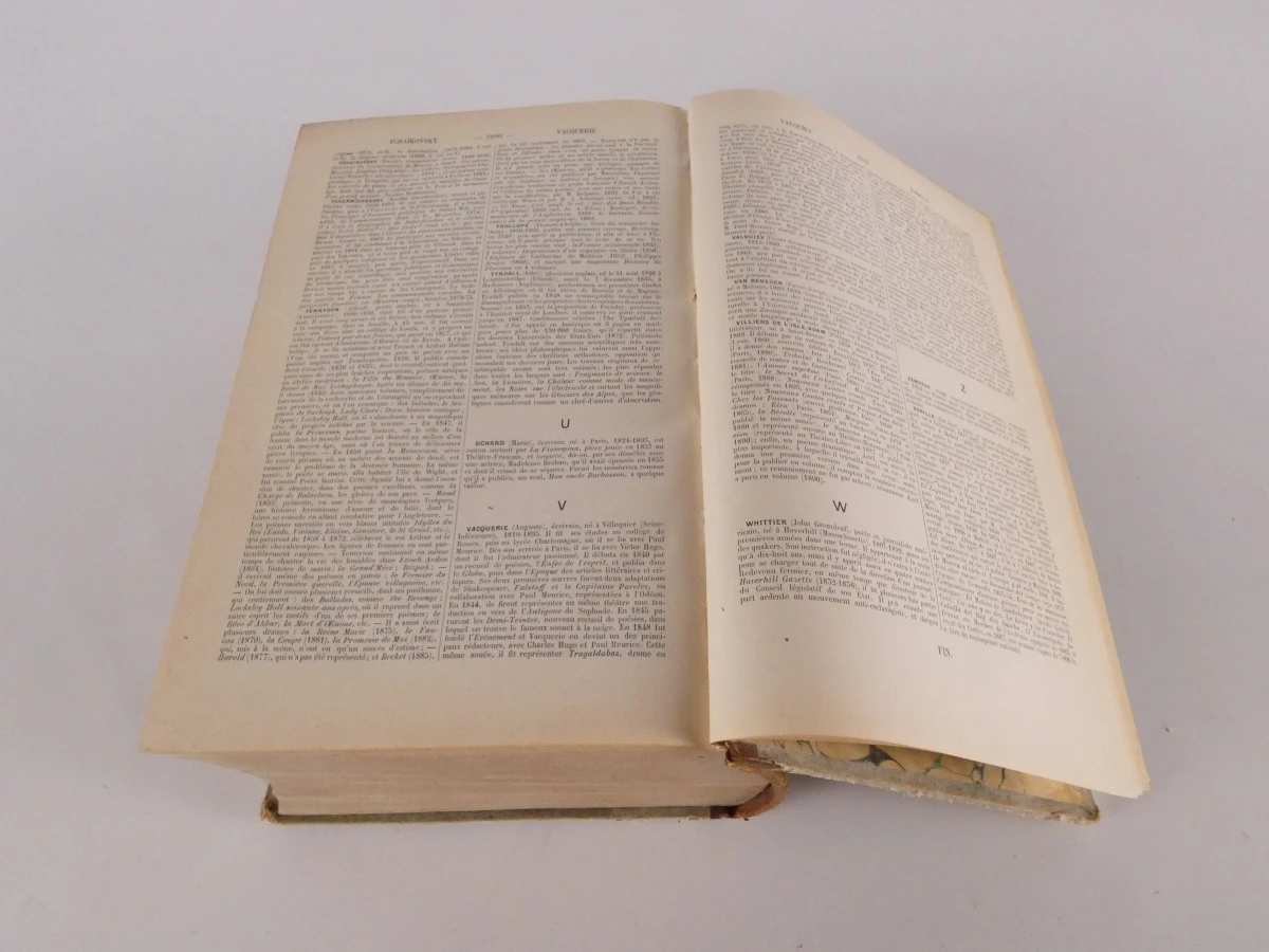 Oud Frans naslagwerk – Dictionnaire universel d'Histoire et de Géographie - foto 16