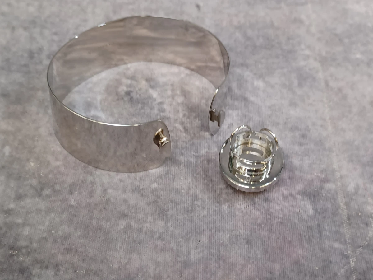 Elegante sieradenset met strass en parel-details  - Zilverkleurig / stainless steel - foto 14