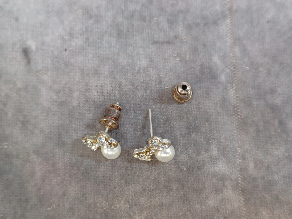 Elegante sieradenset met strass en parel-details  - Zilverkleurig / stainless steel - foto 31