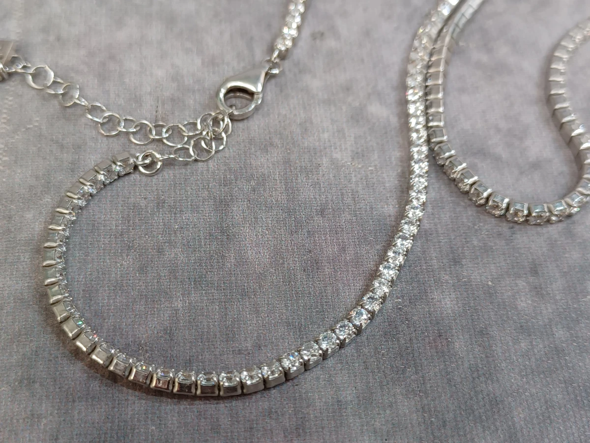 Elegante sieradenset met strass en parel-details  - Zilverkleurig / stainless steel - foto 23