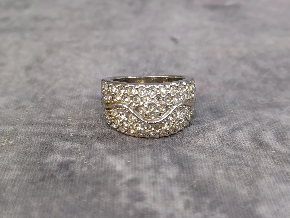 Elegante sieradenset met strass en parel-details  - Zilverkleurig / stainless steel - foto 6