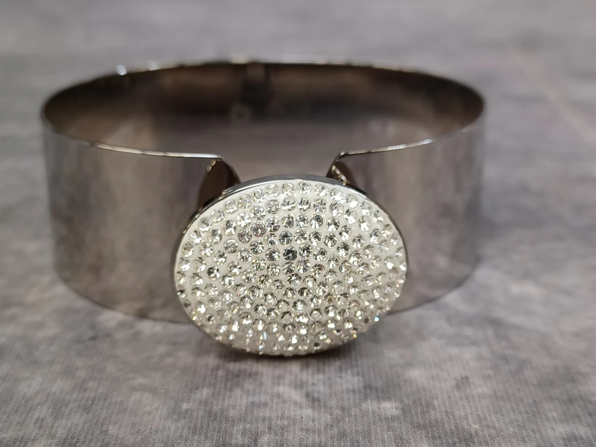 Elegante sieradenset met strass en parel-details  - Zilverkleurig / stainless steel - foto 11