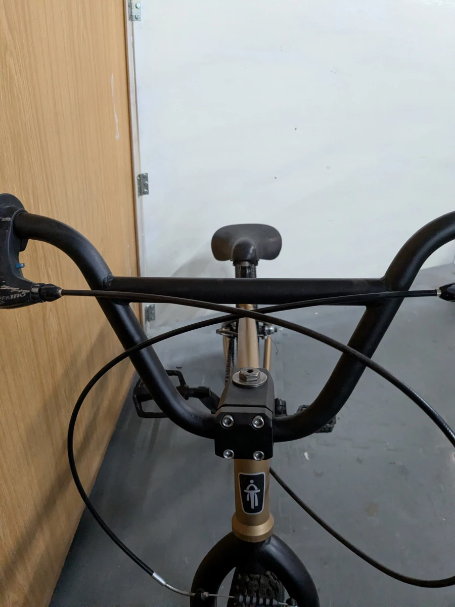 Goudkleurige BMX fiets - foto 7