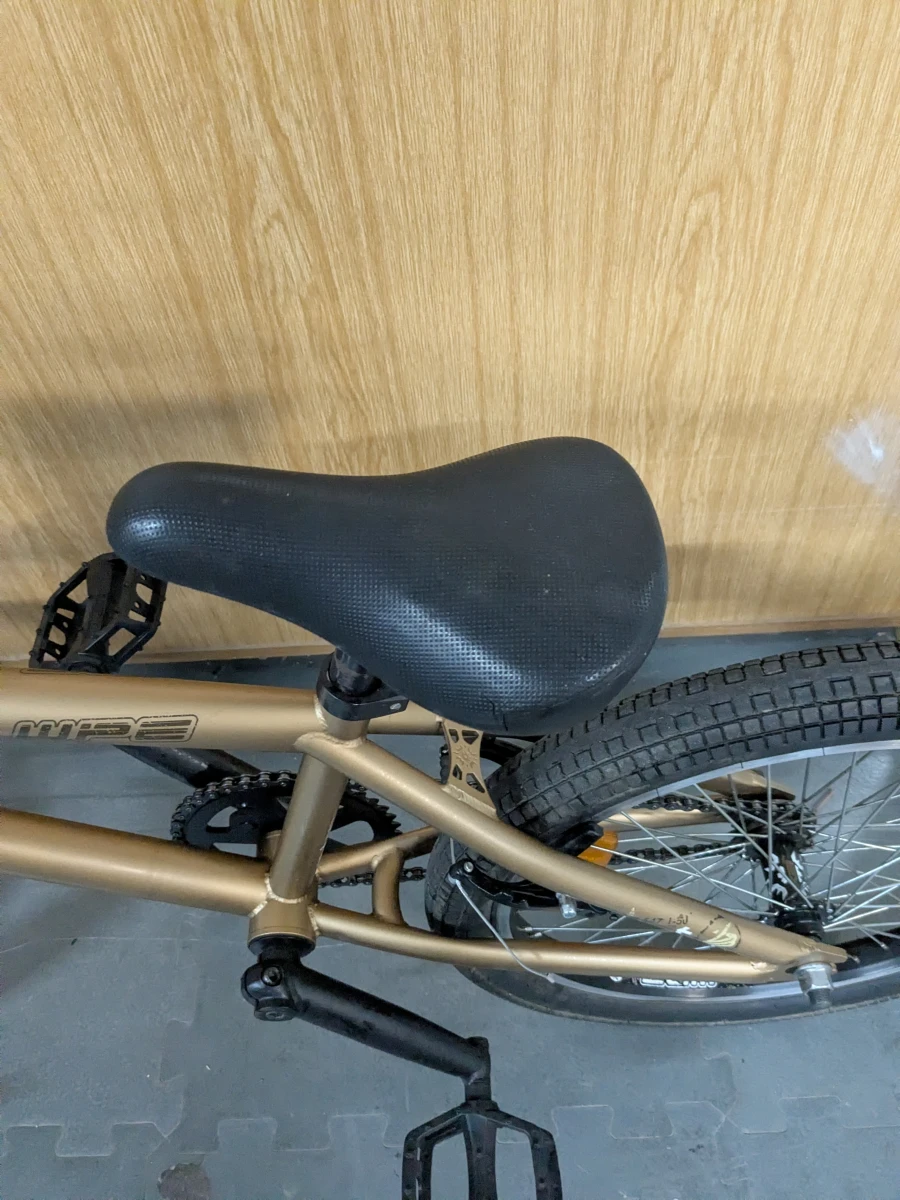 Goudkleurige BMX fiets - foto 5