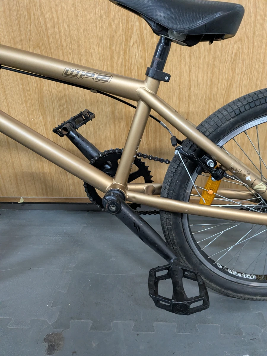 Goudkleurige BMX fiets - foto 4