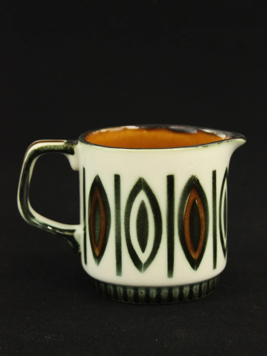 Boch La Louviére vintage koffieservies voor 8 personen in Kimono decor jaren 60/70 - foto 6