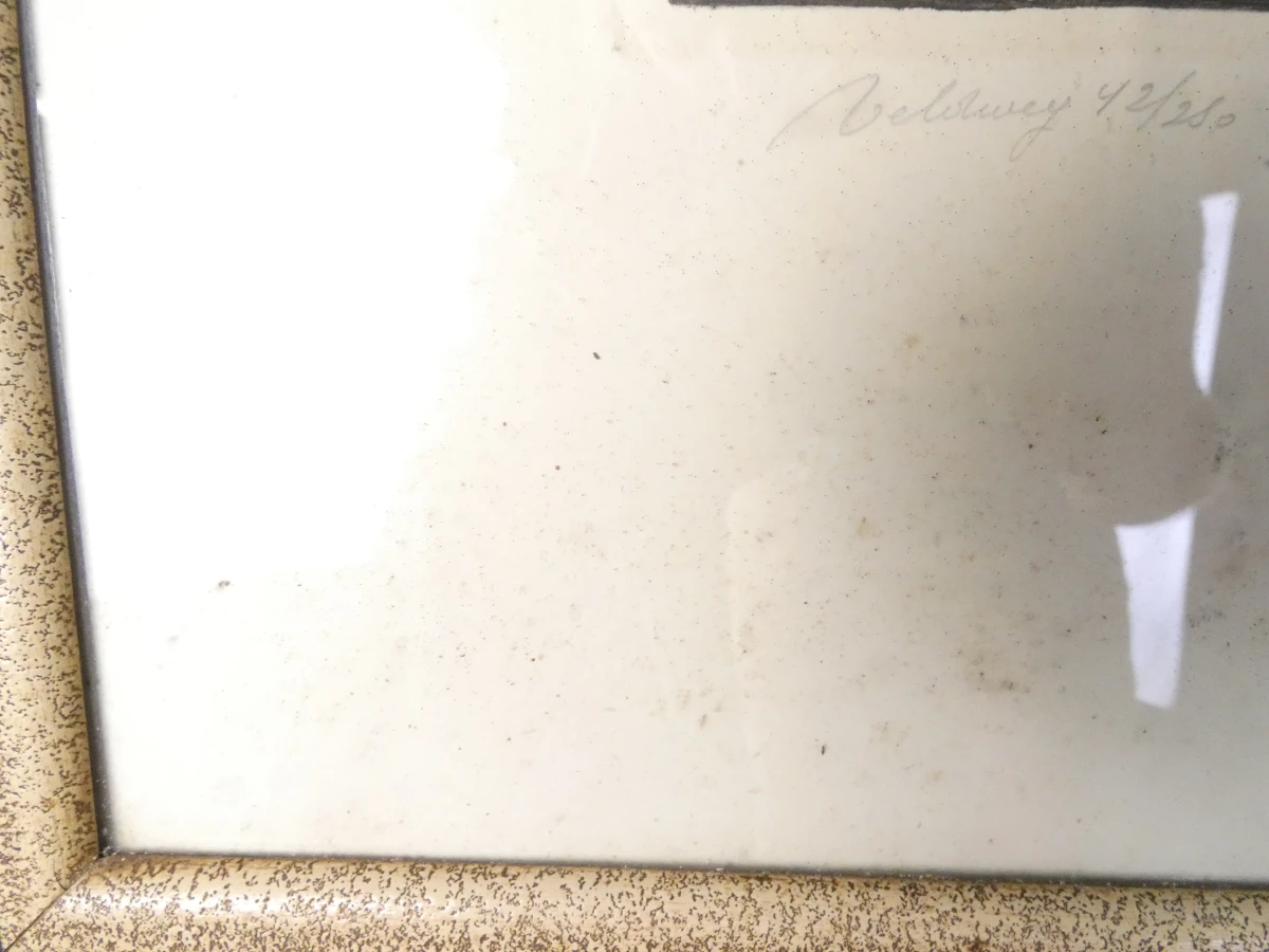 Ingelijste litho 'Veldweg' - foto 10