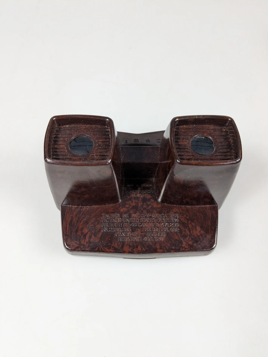 Bruine bakelieten View-Master+ lot viewmaster schijfjes - foto 4