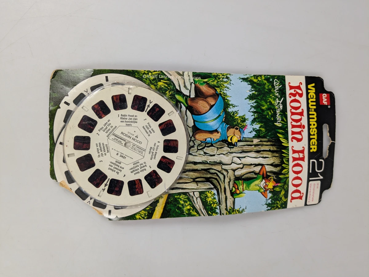 Bruine bakelieten View-Master+ lot viewmaster schijfjes - foto 6