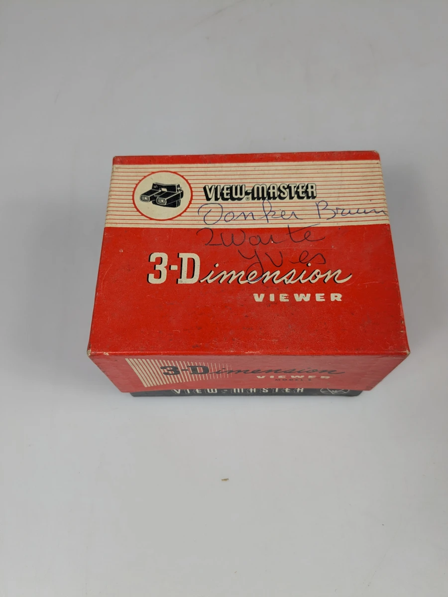 Bruine bakelieten View-Master+ lot viewmaster schijfjes - foto 2