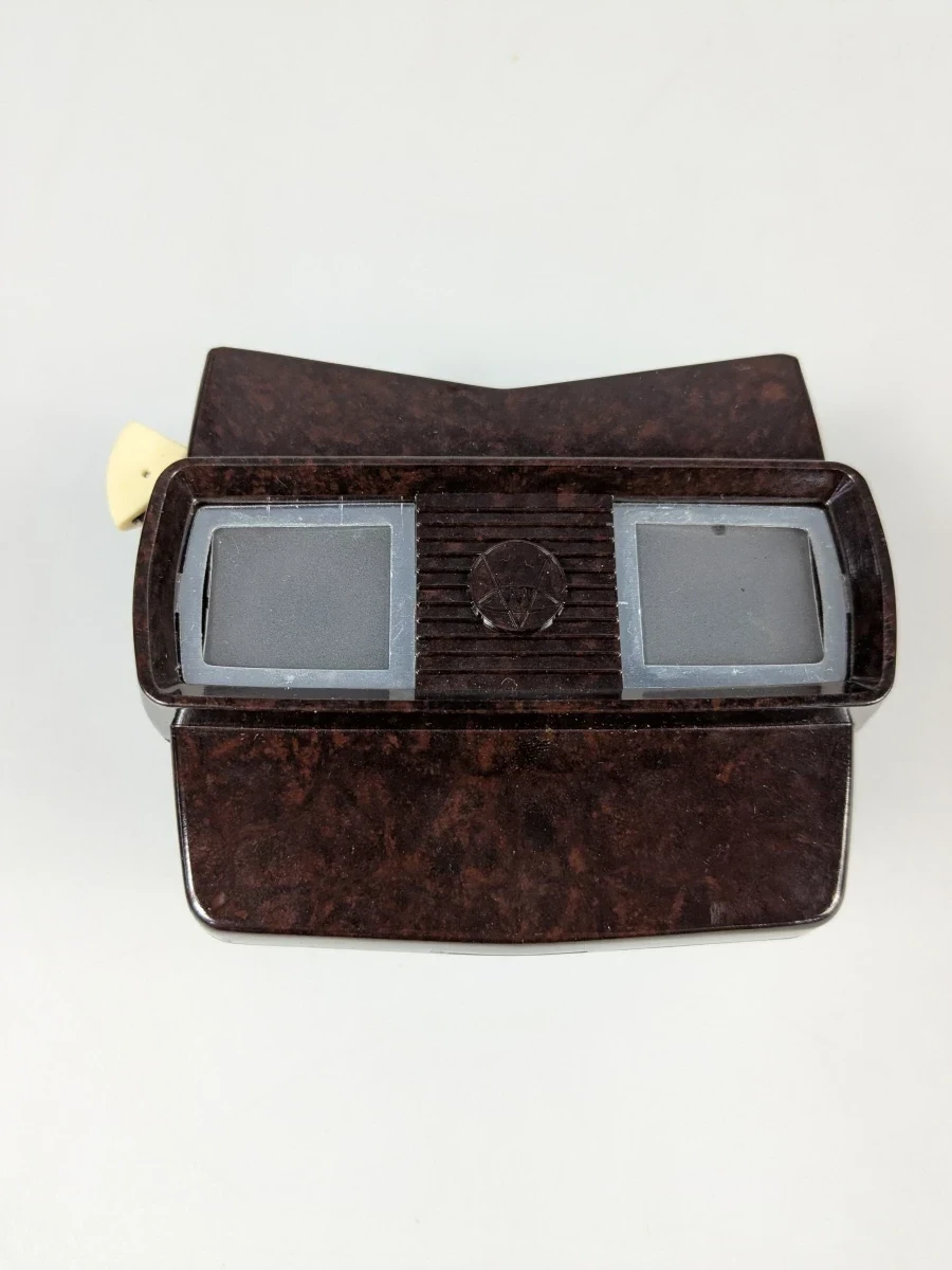 Bruine bakelieten View-Master+ lot viewmaster schijfjes - foto 5