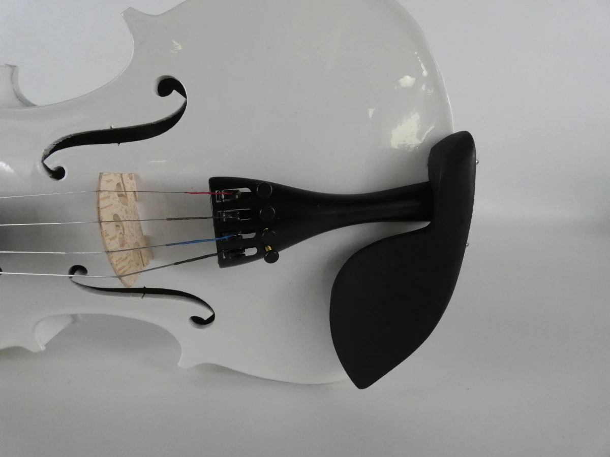 Witte viool met koffer en accessoires - foto 7