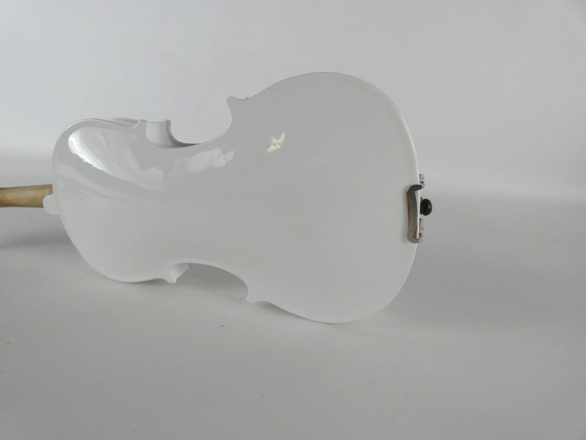 Witte viool met koffer en accessoires - foto 10