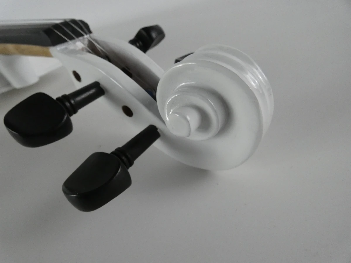 Witte viool met koffer en accessoires - foto 13